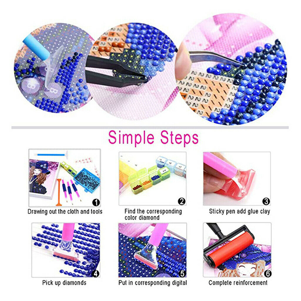 60 Pieces 5D Diamond Painting Tools, Painting Accessories Diamond Cross Sticky