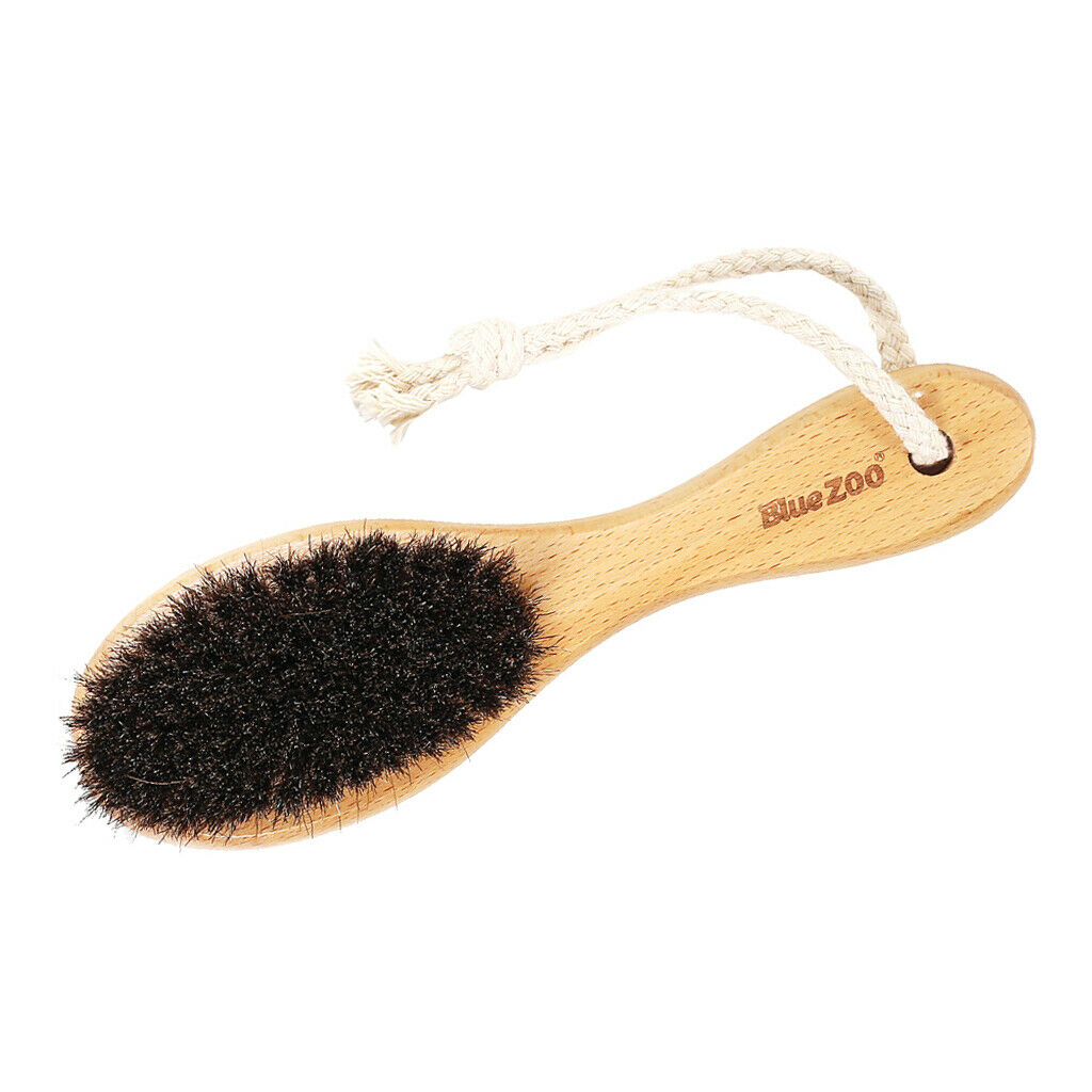 2 Pack Portable Mini Wooden Handle Beard Grooming Brush for Men Skin Care