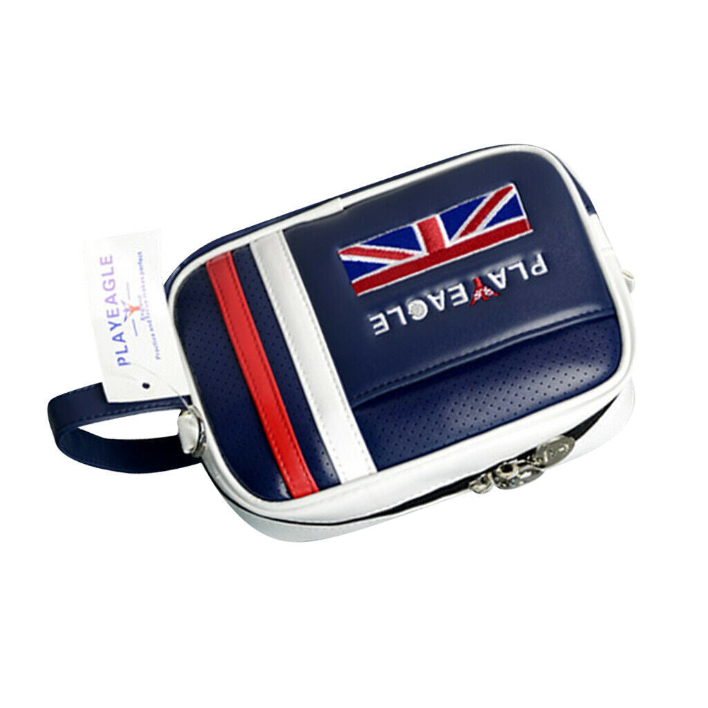 Golf Valuables Accessory Pouch Ditty Tool Marker Tee Zippered Bag - Royal Blue,