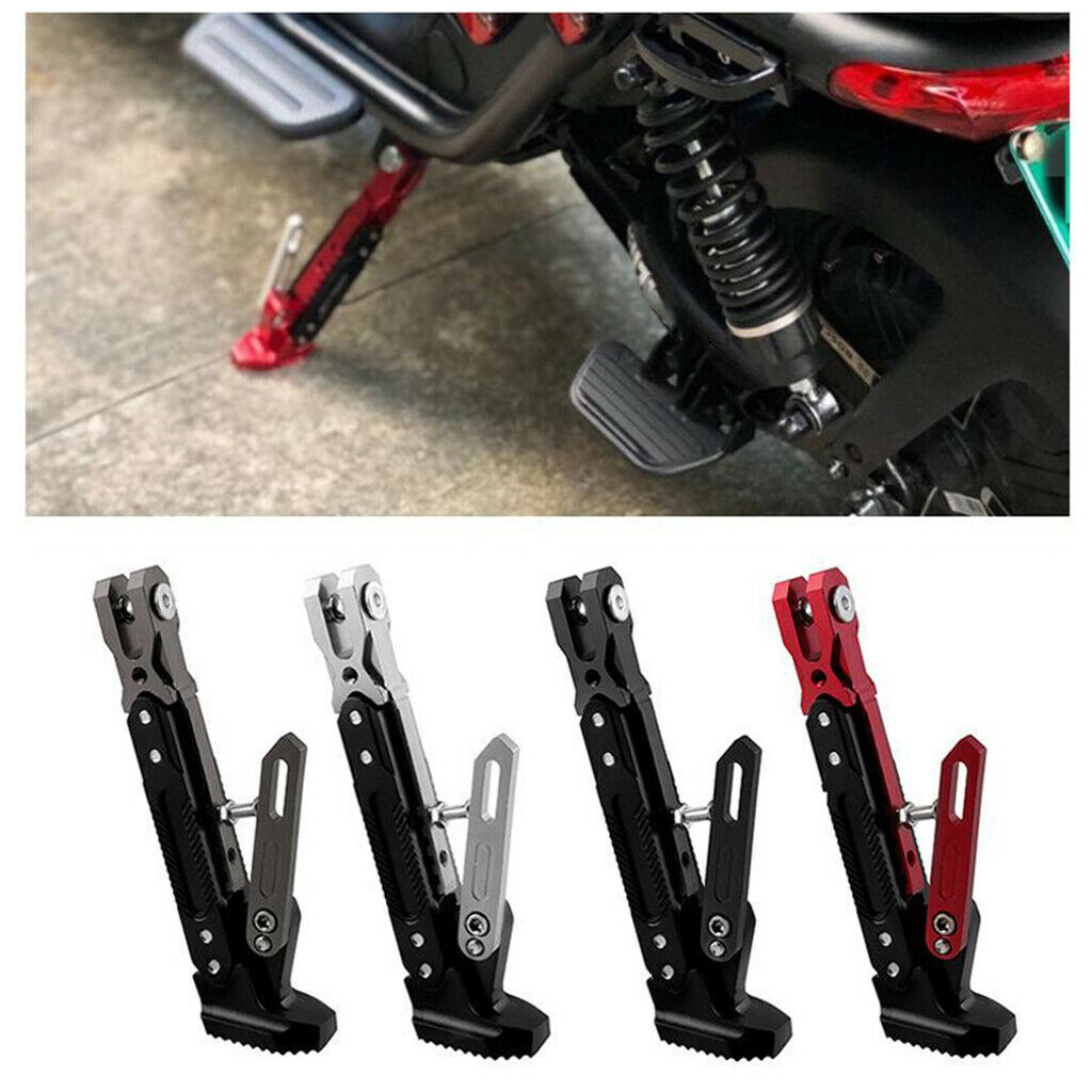 Motorcycle Kickstand CNC Aluminum Adjustable Motorcycle Motorcross 200x50mm