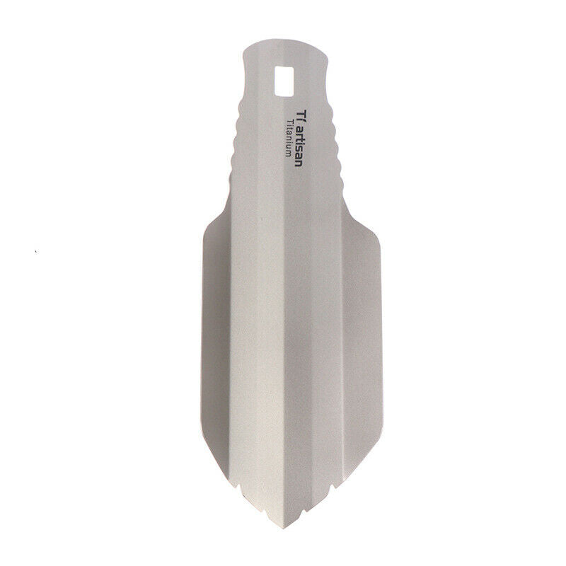 Pure Titanium Ultralight Backpacking Potty Trowel Outdoor Compact Poop Sho L NC