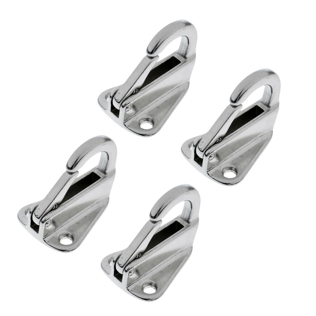 4pack Fending Hook with Spring Loaded Safety Catch To take Rope up to 9mm