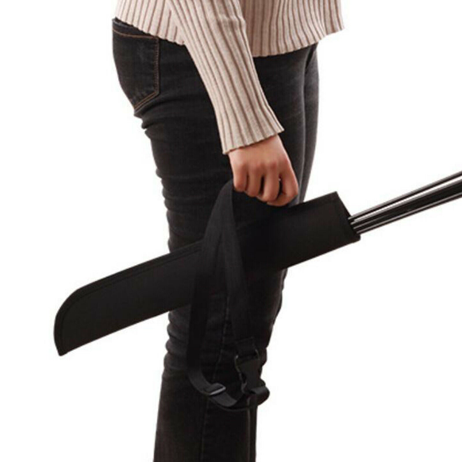 Arrow Quiver Holder Back Side Bag Big Pocket Pouch Target Shooting Hunting