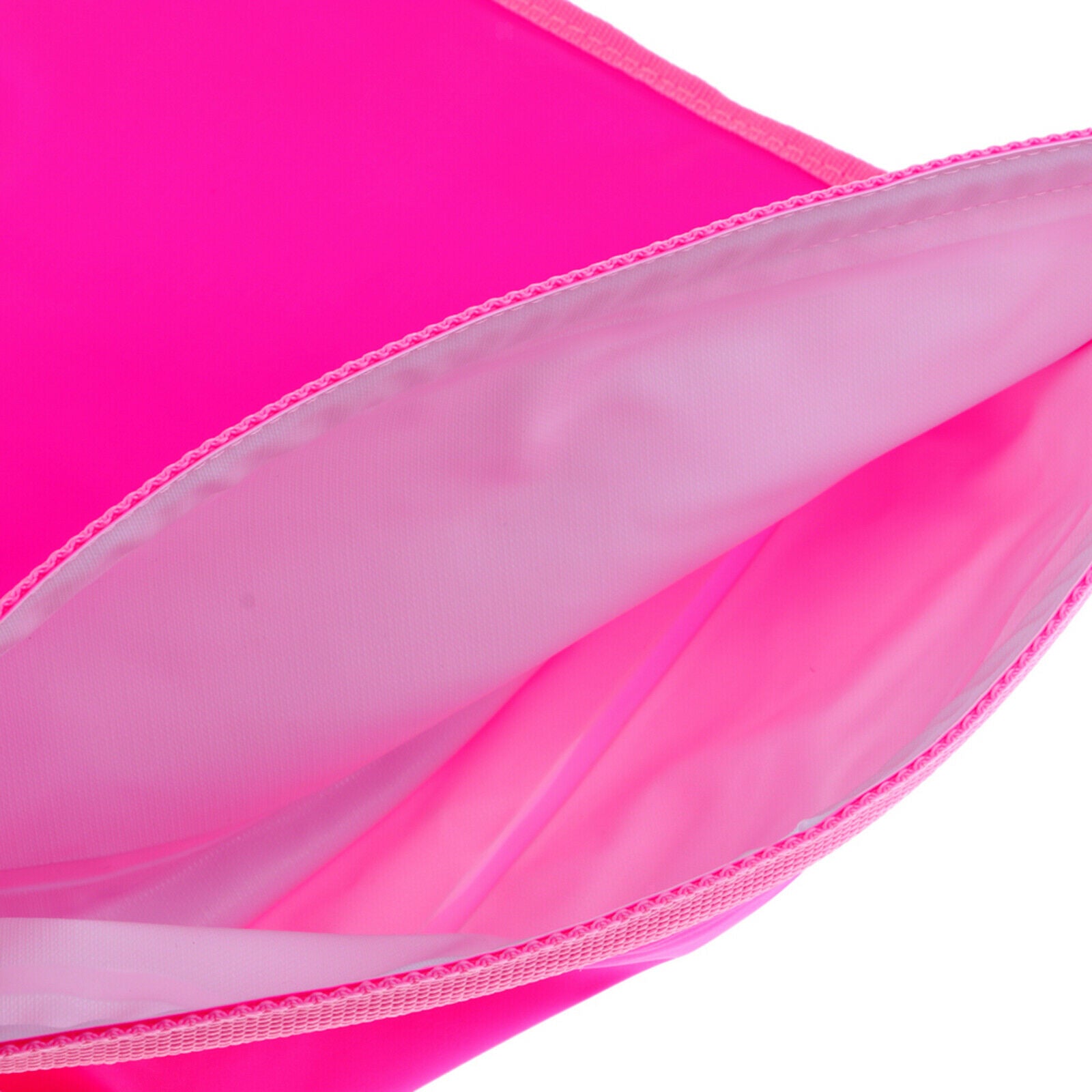 High Visibility Inflatable Dry Bag Safety Swim Buoy Tow Float Fluo Rosy