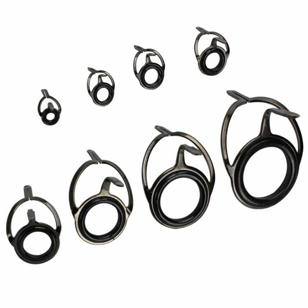 Steel Repair Kit Fishing Rod Guide Tackle Box Accessories Eye Ceramic Ring