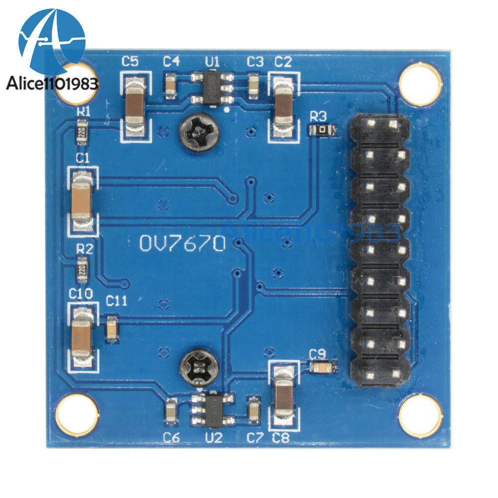 2PCS VGA OV7670 CMOS Camera Module Lens CMOS 640X480 SCCB W/ I2C Interface