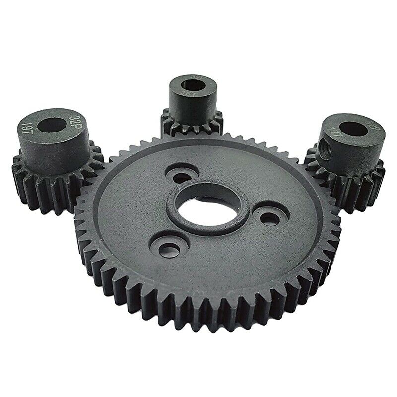 Metal Spur 54T Gear with 15T/17T/19T Pinions for Traxxas Slash 4X4 Stampede P5Y4