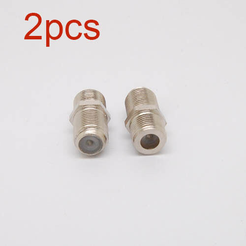 2Pcs F-Type Female to Female TV Cable Connector/ Joint/ Adapter F81 Coax Joiner