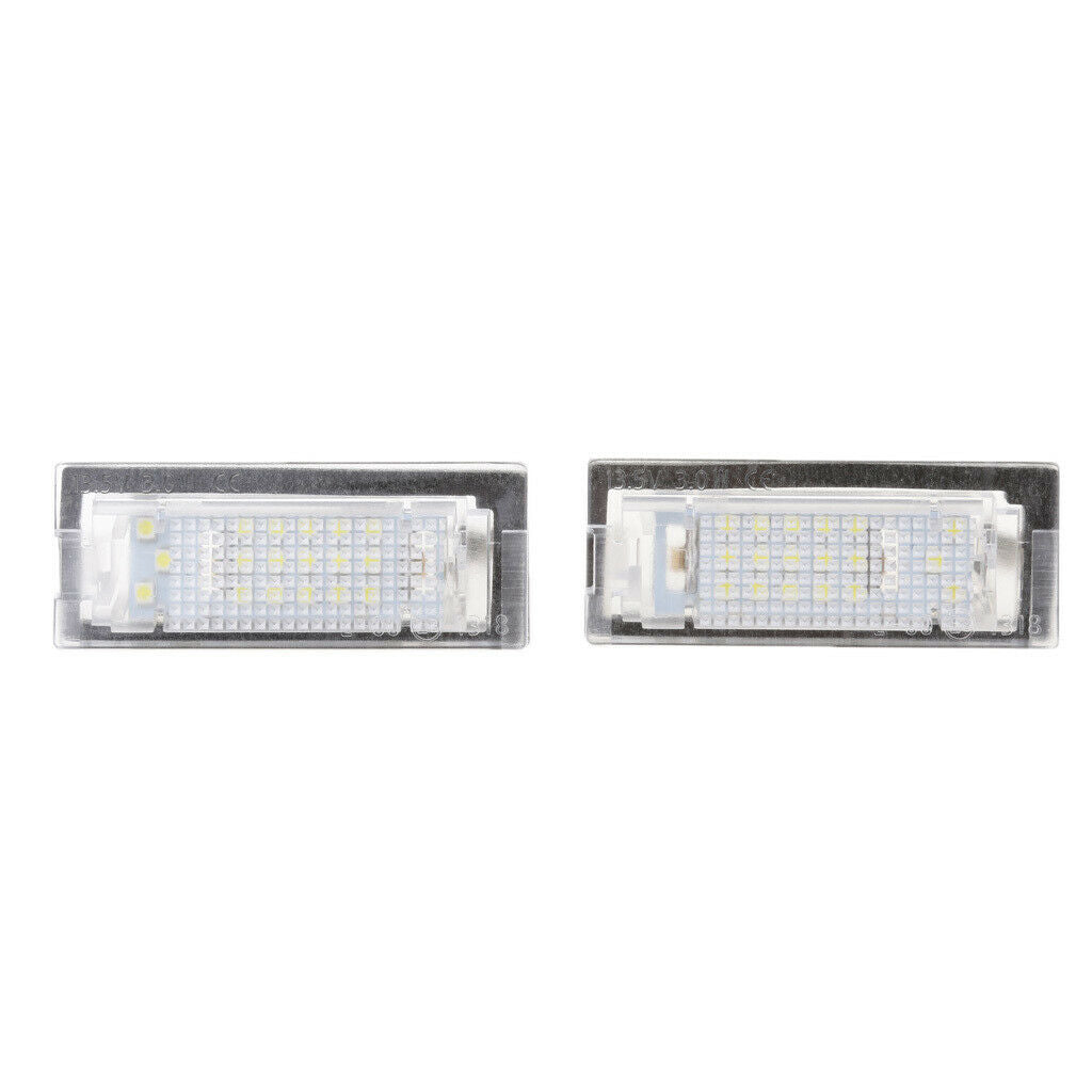 2 Pieces White 18LED License Number Plate Lights Lamps for BMW E39 5-Door