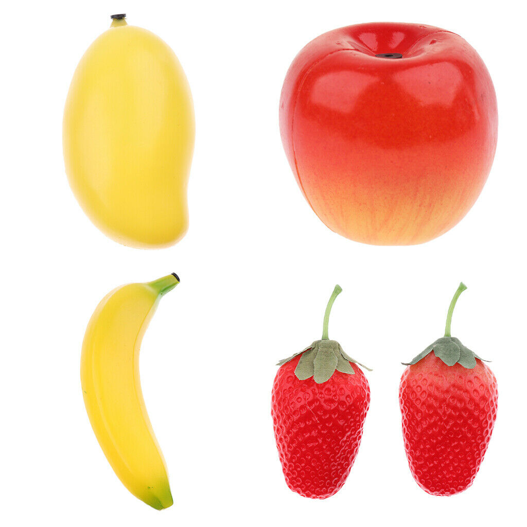 12x Children Percussion Plastic Fruit Shaker Maracas for