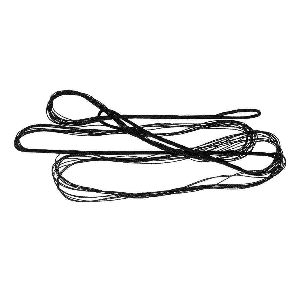 2pcs Archery Replacement Recurve Bow String Accessories Black - 122/127cm