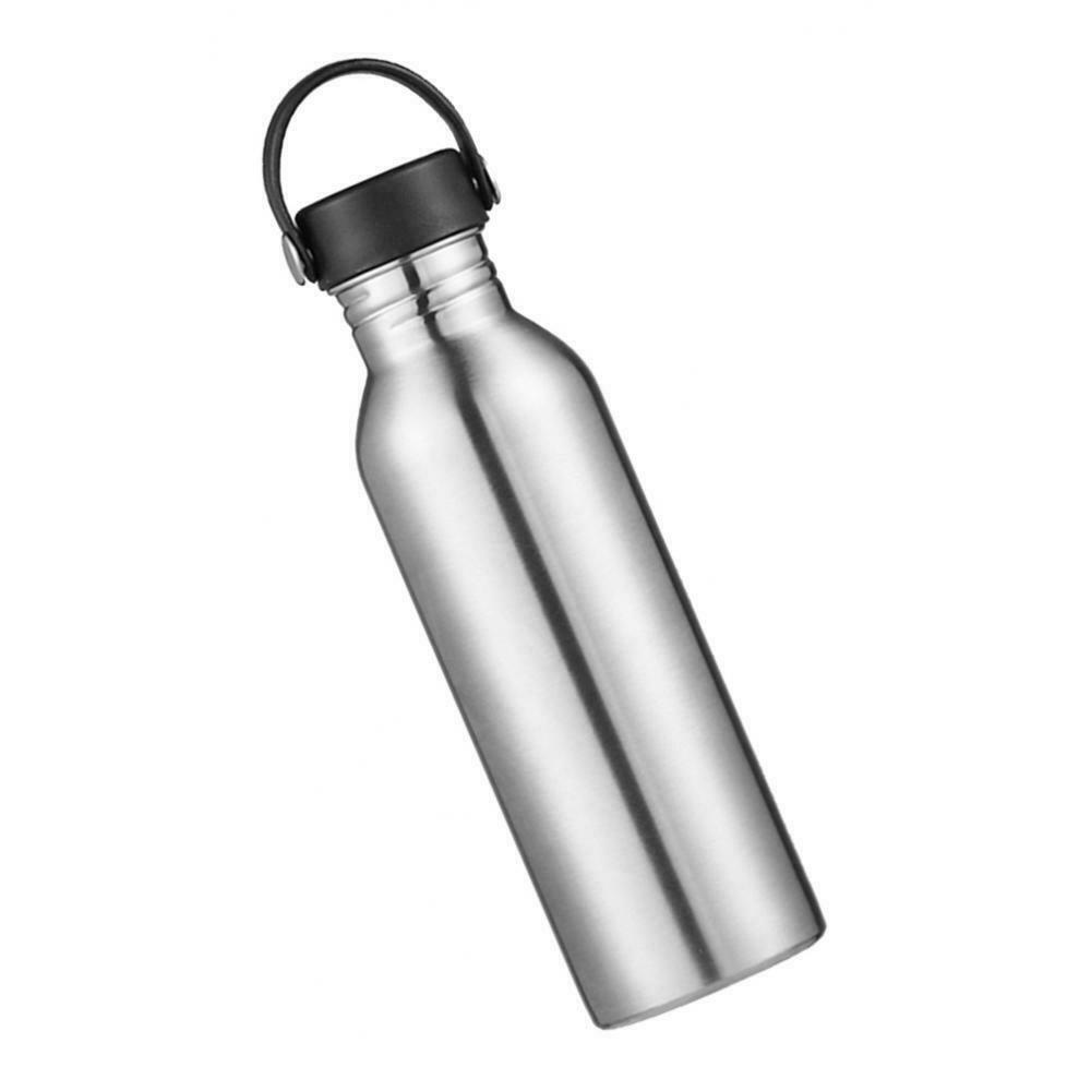 Stainless Steel Sports Water Bottle Cycling Hiking Flask PP Lid 750ML