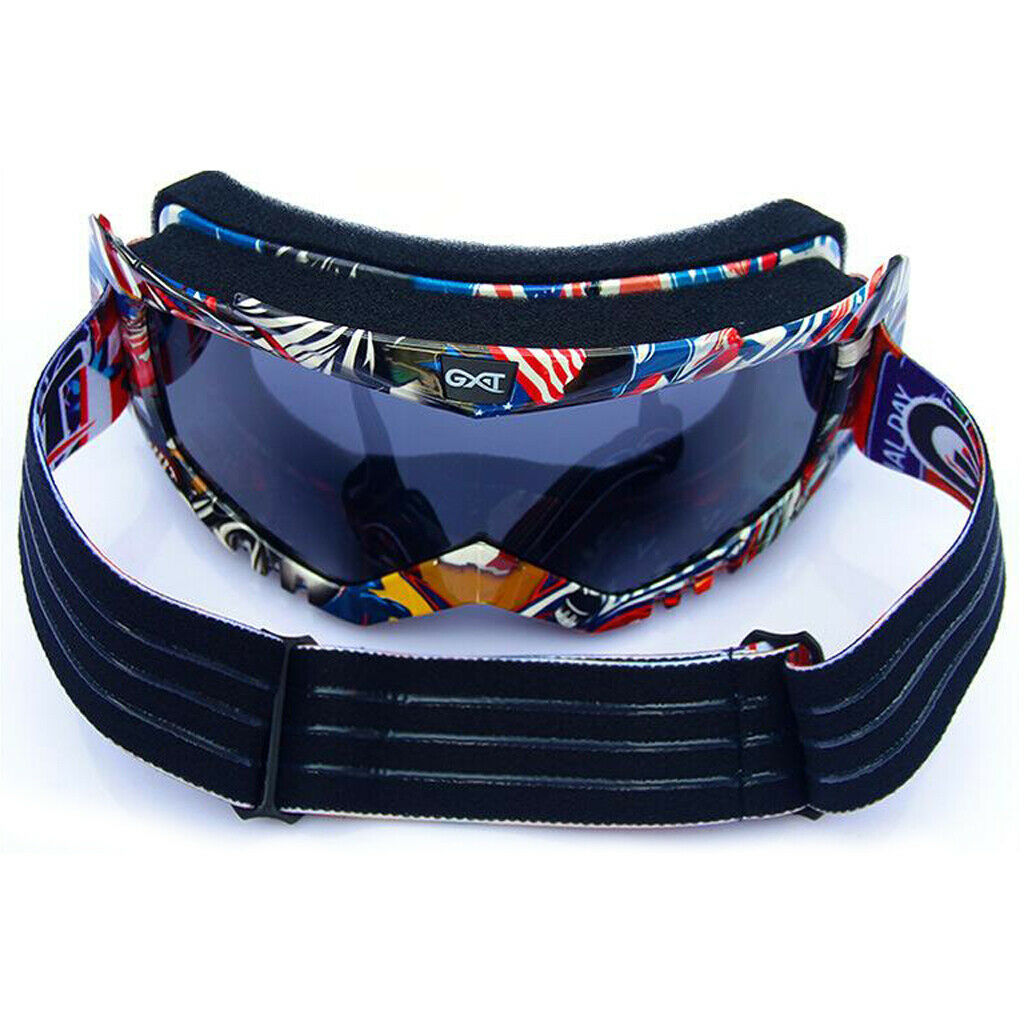 Motorcycle Windproof Anti-Fog Goggles Skiing Snowboard Glasses Color 9