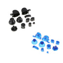 2 Set ABXYZ Button+Thumbsticks D-pad Mod Kit for Nintendo NGC - Black+Blue