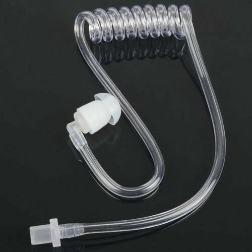 Surveillance Security Acoustic`Tube Ear Bud For Walkie Talkie Earphone Earpi DF