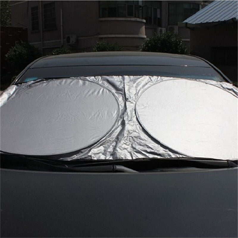 Auto Car Front Rear Window Foldable Jumbo Visor Sun Shade Windshield Cove.l8
