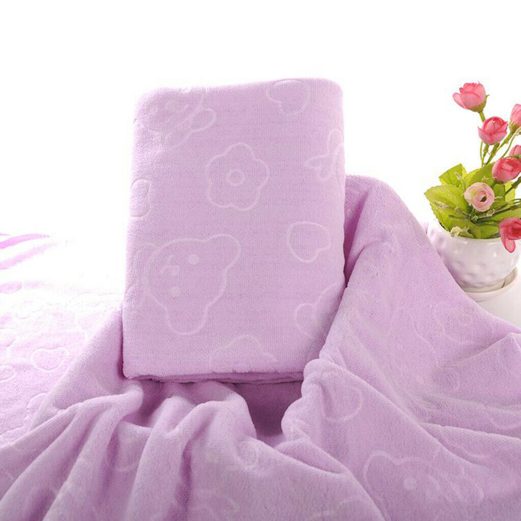 5pcs Bath Sheet Polyester Solid Home Gym Bath Towel Hotel Quality Towel
