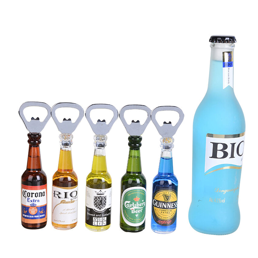 Soda Bottle Shaped Bar Magnet Bottle Opener Tool Kitchen Bar Glass Fridge Magnet
