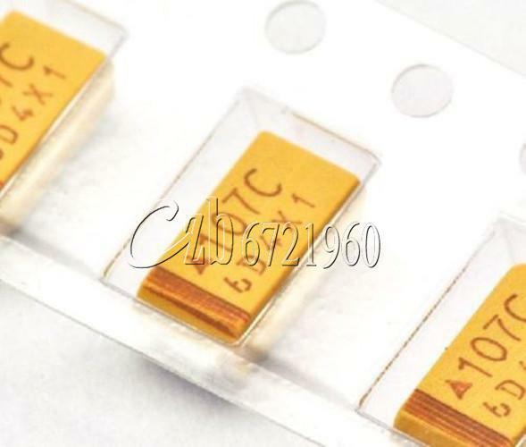 20PCS 6032 Case C 10UF 35V SMD SMT Tantalum Chip Capacitors