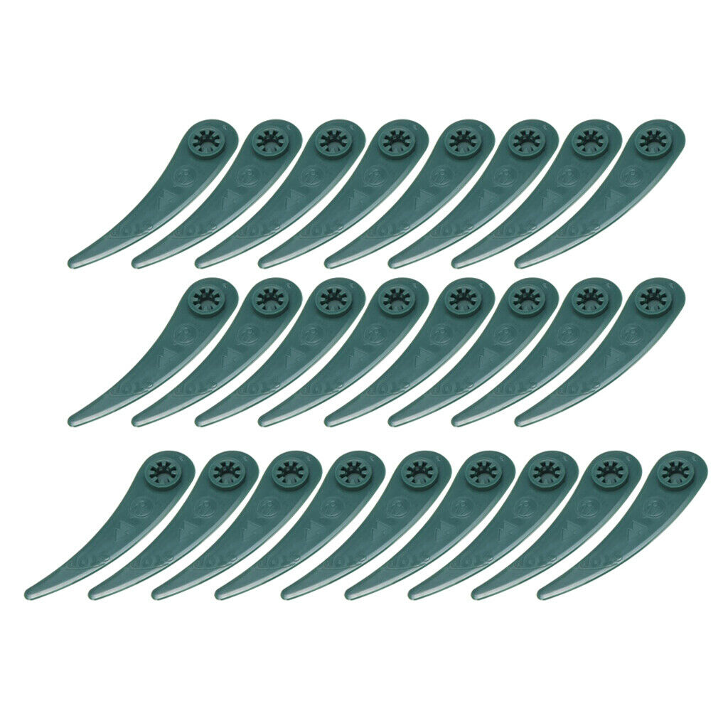 Green Lawn Mower Blade Fit for BOSCH ART 23-18 LI ART 26-18 Li 25pcs
