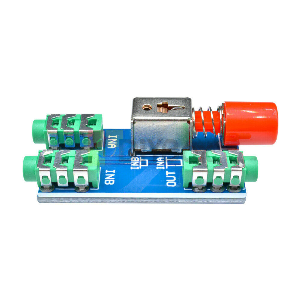 Audio Switching Board Precise 3.5mm Audio Input Block 1-to-2 or 2-to-1 D