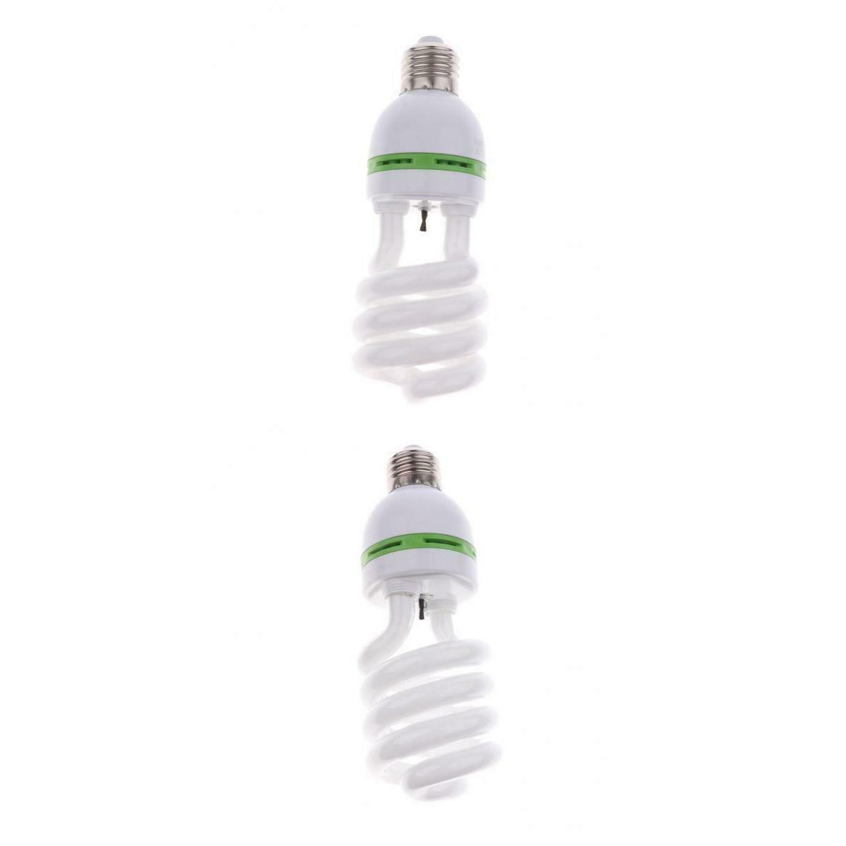 2pc Full Negative Ion Light Bulb Ionizer Air Purifier Energy Saving 30/36W