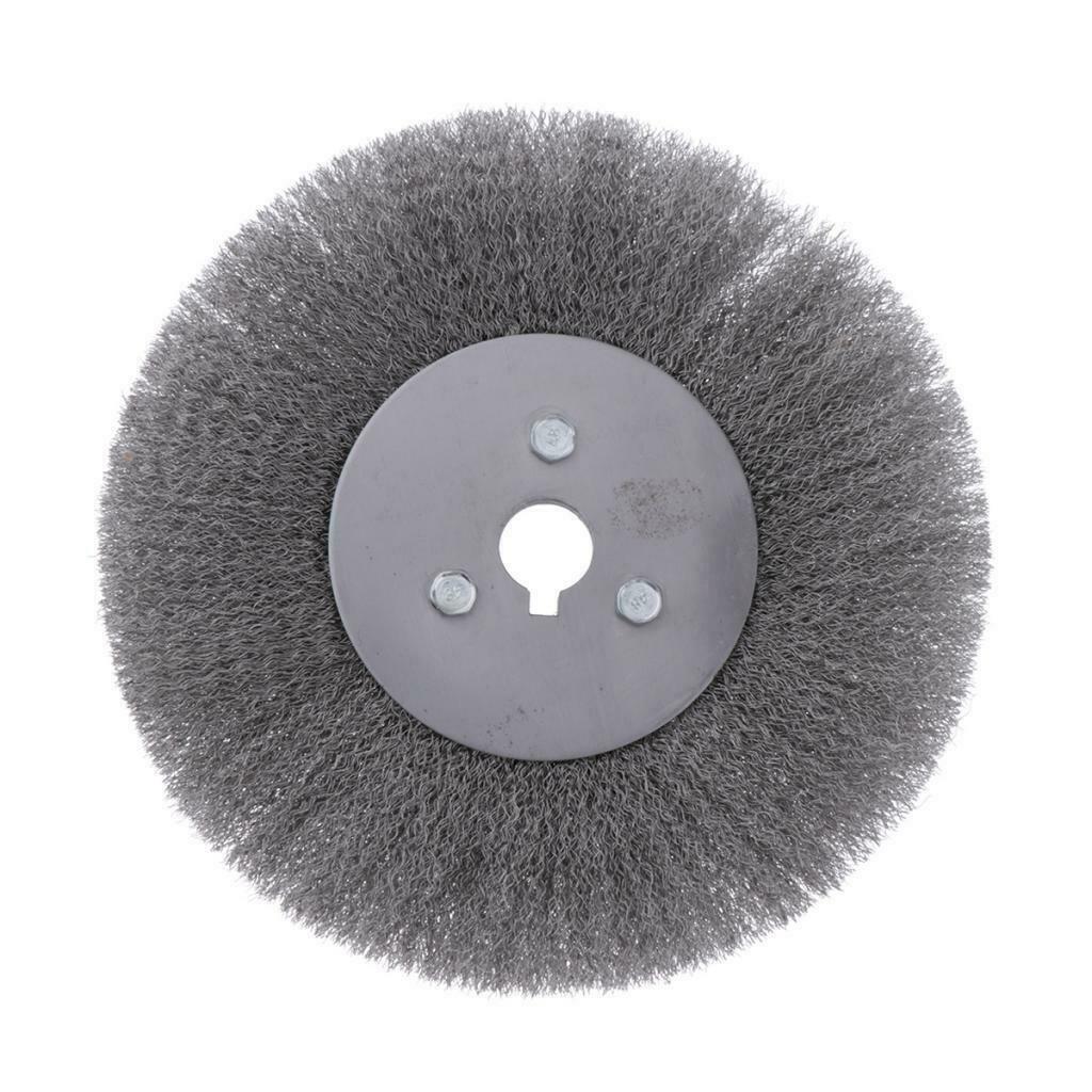 Stainless Steel Wire Abrasive Brush Wheel 5 Size 200x32mm (0.15mm wire dia.)