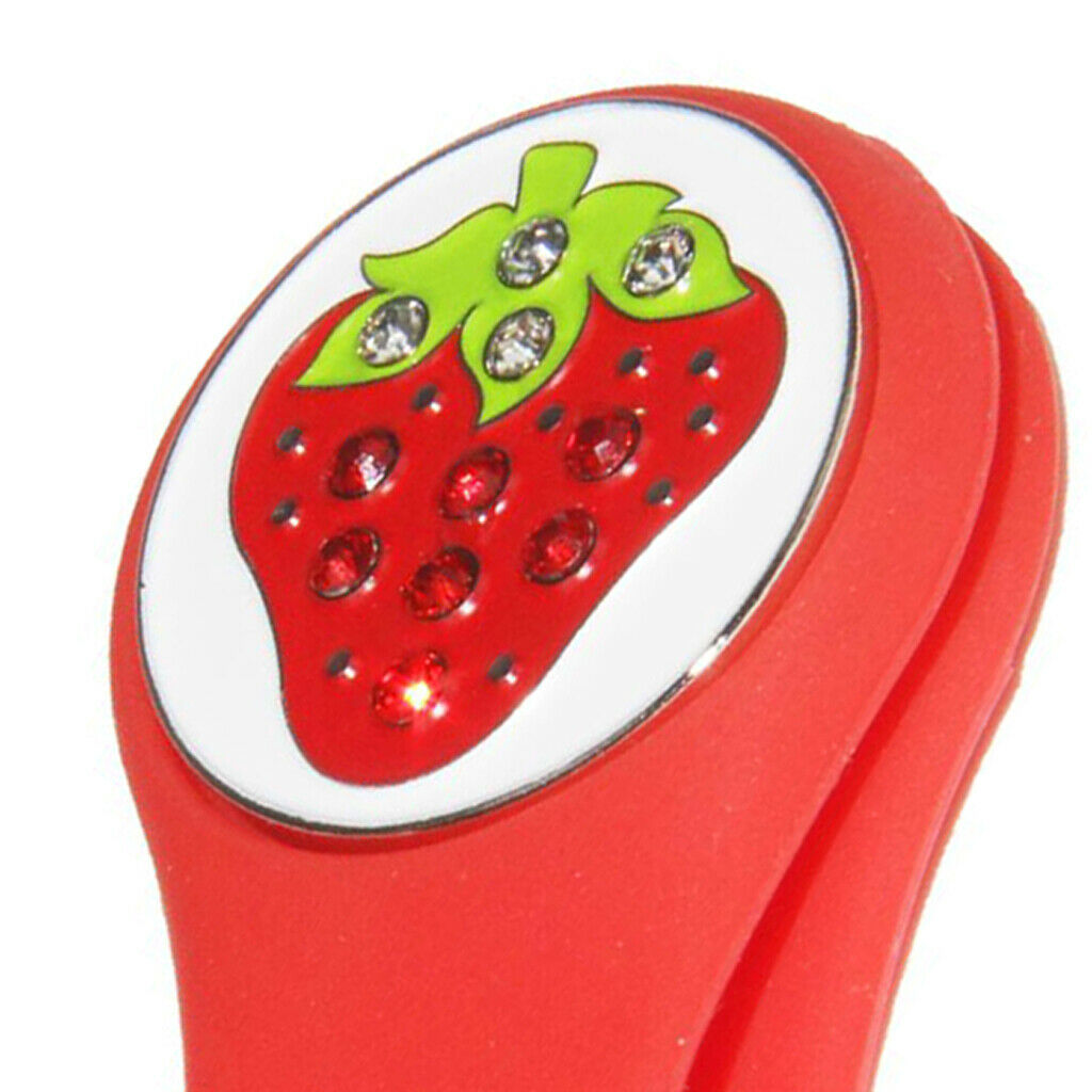 Pieces Magnetic Clip Golf Marker Clamp Detachable Pattern Plate Collar Clip