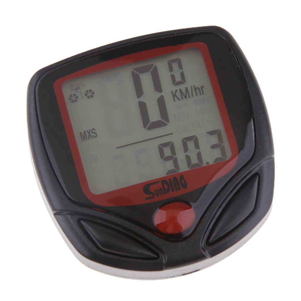 Universal Motorcycle Speedometer Odometer LCD Digital Speedometer Gauge Kph Mph
