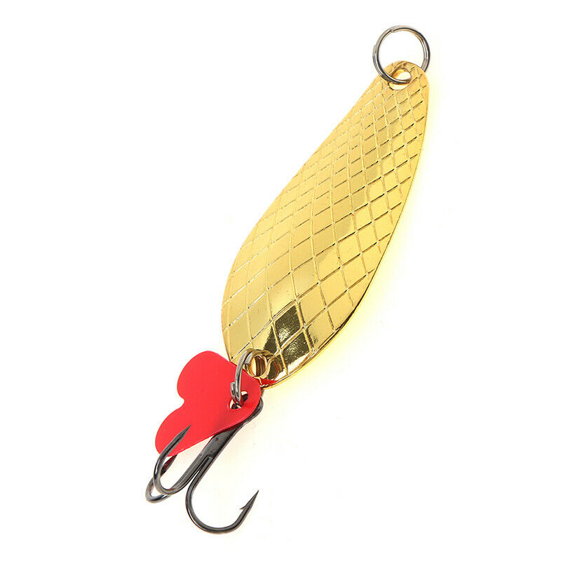 2pcs/lot Fishing Spoon Lure Set Hard Bait Spinner Fishing Lure Fishing Tackl KX
