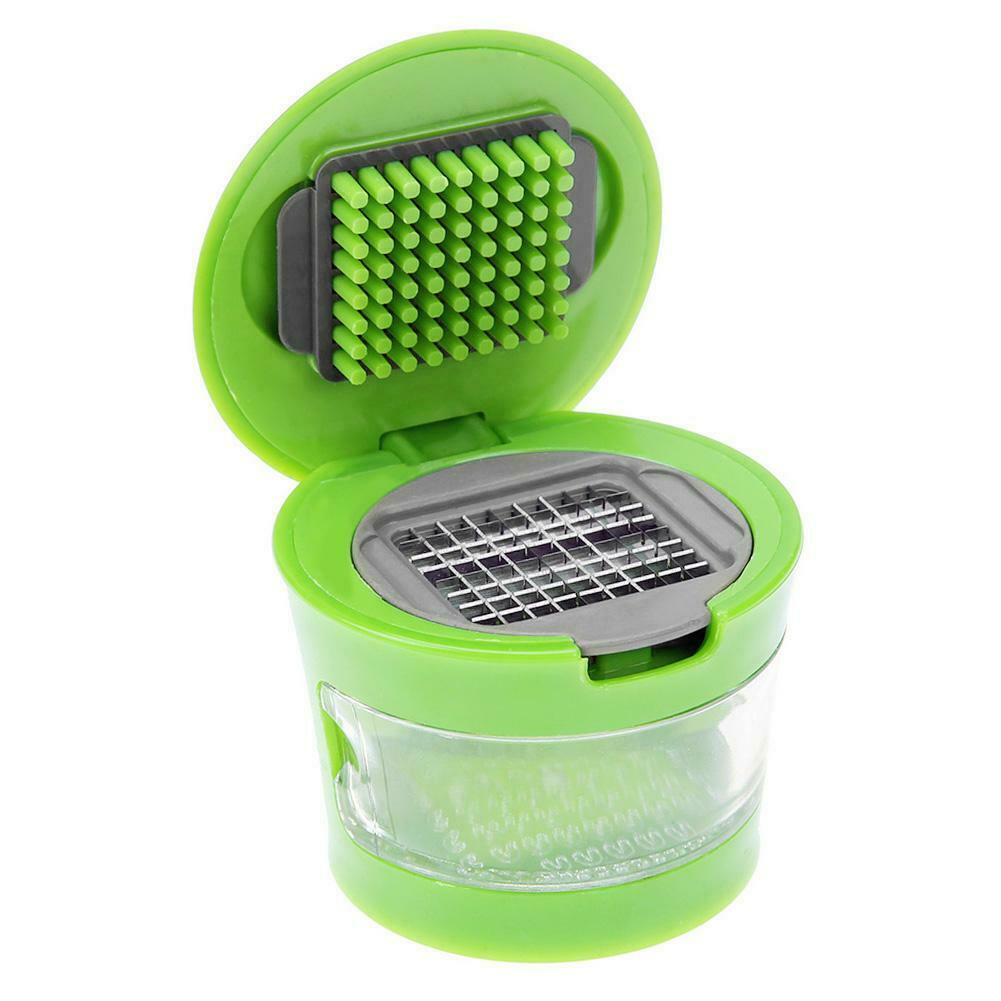 Portable Mini Garlic Grater Chopper Slicer Onion Hand Press Grinder Crusher @