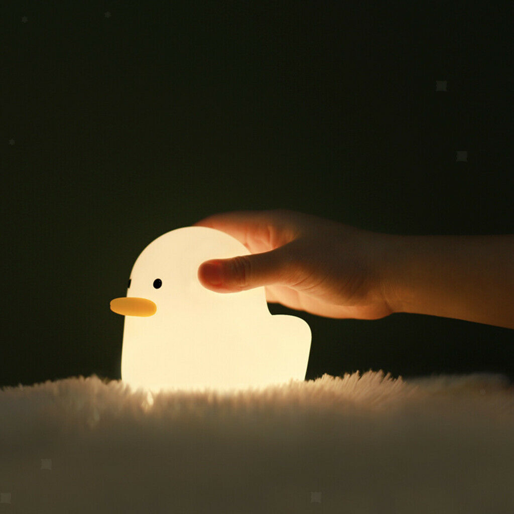 Lovely Duck Night Light Dimmable Baby Nursery Bedroom Bedside Lamp Kids Gift