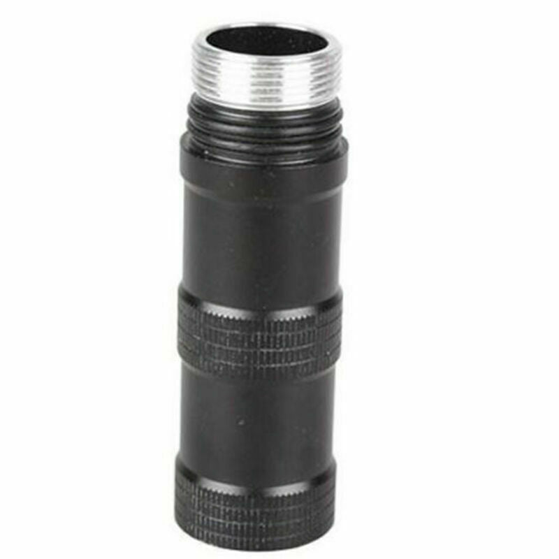 Black 18650 Battery Extension Tube For 1600 1200 3800LM Flashlight Torch