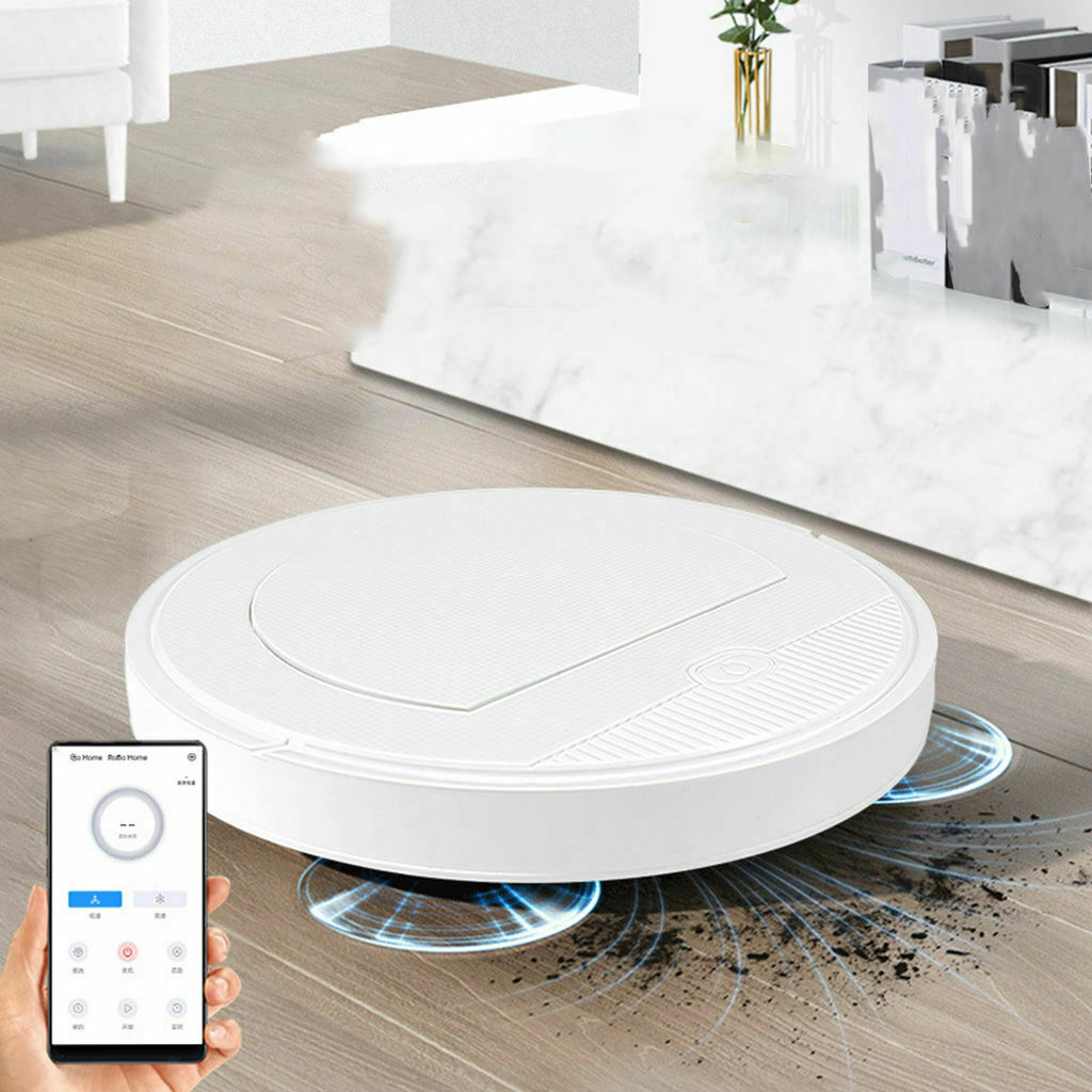3 in 1 Robot Vacuum Cleaner, Sweeper Drag Mopping 2000Pa Suction, Robotic