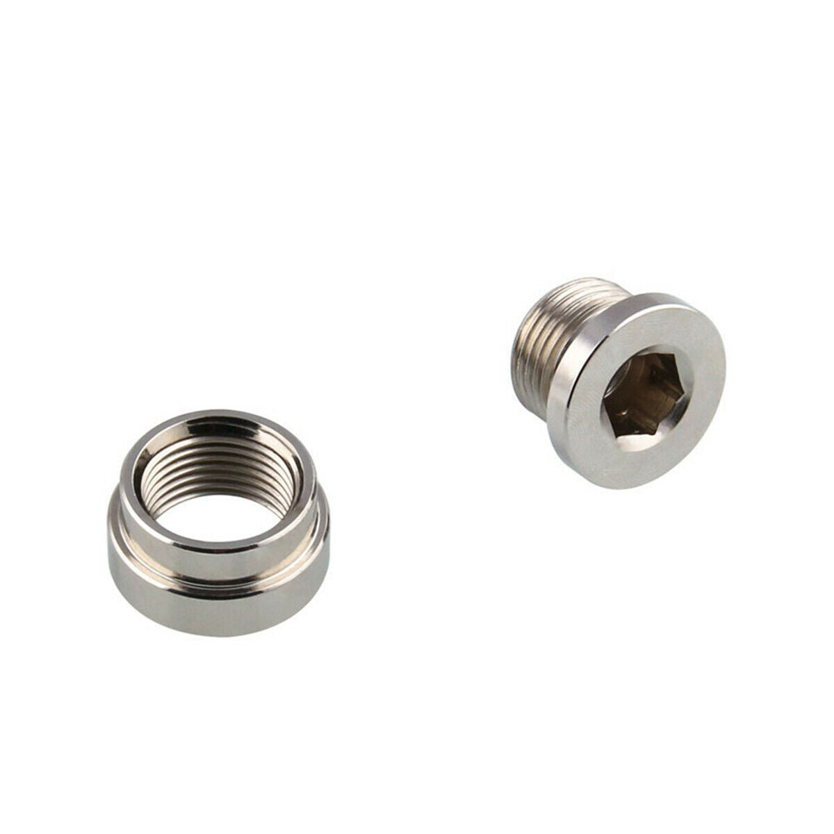 O2 OXYGEN SENSOR STAINLESS STEEL WELD ON BUNG & Plug WIDEBAND NUT & CAP M18X1.5