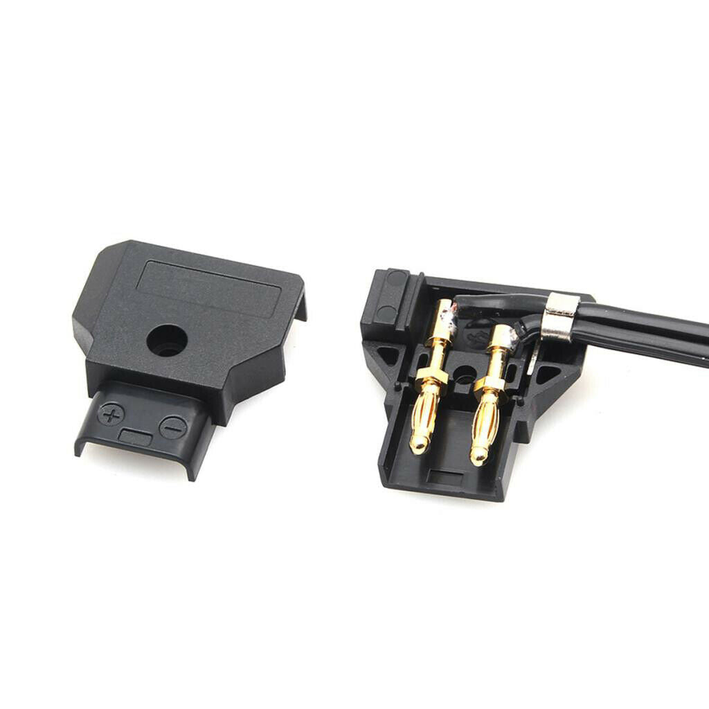 Male D-Tap Plug Adapter Connector Kit DIY for Anton DSLR Rig Power Supply