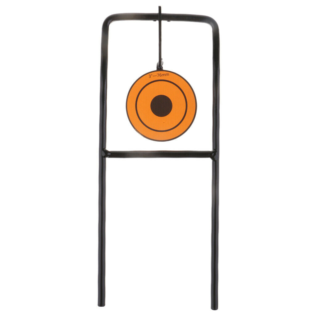 Shooting Practice Target Metal Stand Heavy Duty Steel Self Resetting Target