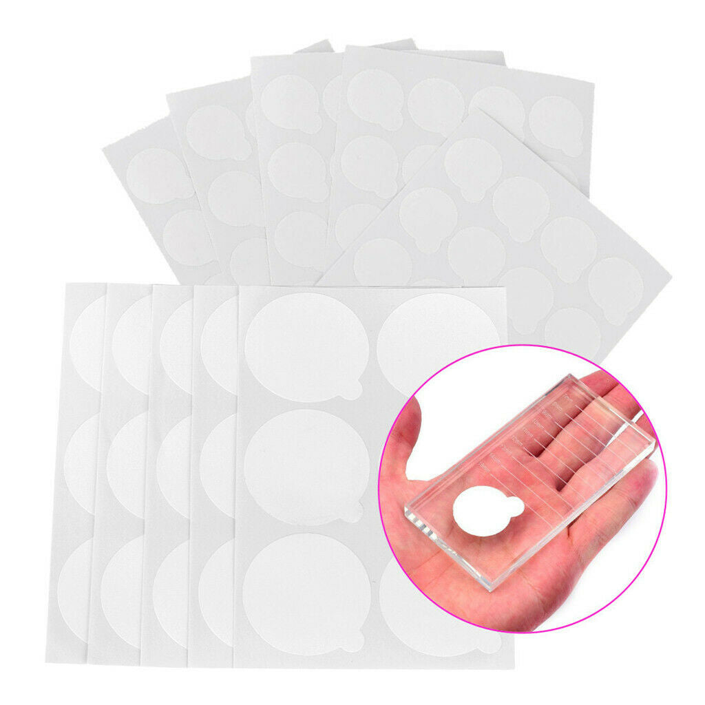 10 Pcs Makeup Under Eye Gel Eyelash Extension Pads Stickers Patches