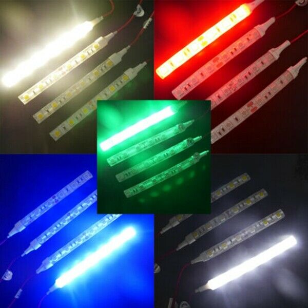 10Cm Waterproof White 5050 Led Strip Lights Dc 12V Caravan Boat Car X3X3