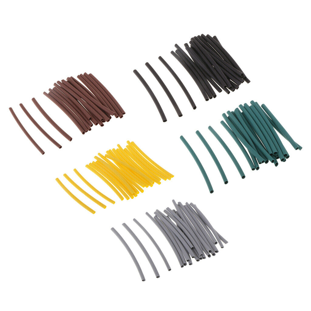 3X 20pcs Heat Shrink Tube, Ronnie Rigs Sleeves, Carp Rig Making Tubing Black