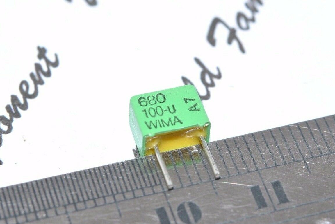 10pcs - WIMA FKP2 680P (680PF 0,68nF) 100V 2.5% pitch:5mm Capacitor