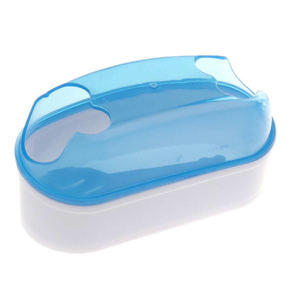 Plastic Detachable Pet Gerbil Hamster House Cage Bathroom Playing Habitat L