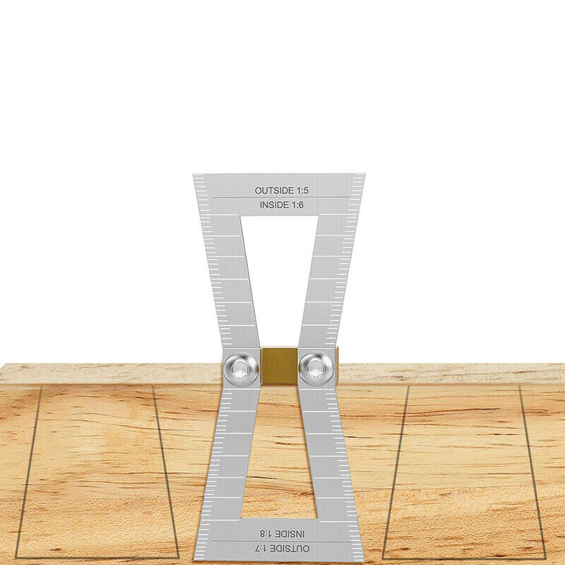 Dovetail Marker, Hand Cut Wood Joints Gauge Dovetail Guide Tool with Scale, DoW5