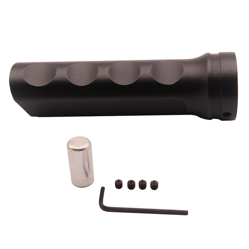 Universal Black Interior Alloy Side Handbrake Sleeve Cover Protector For Car