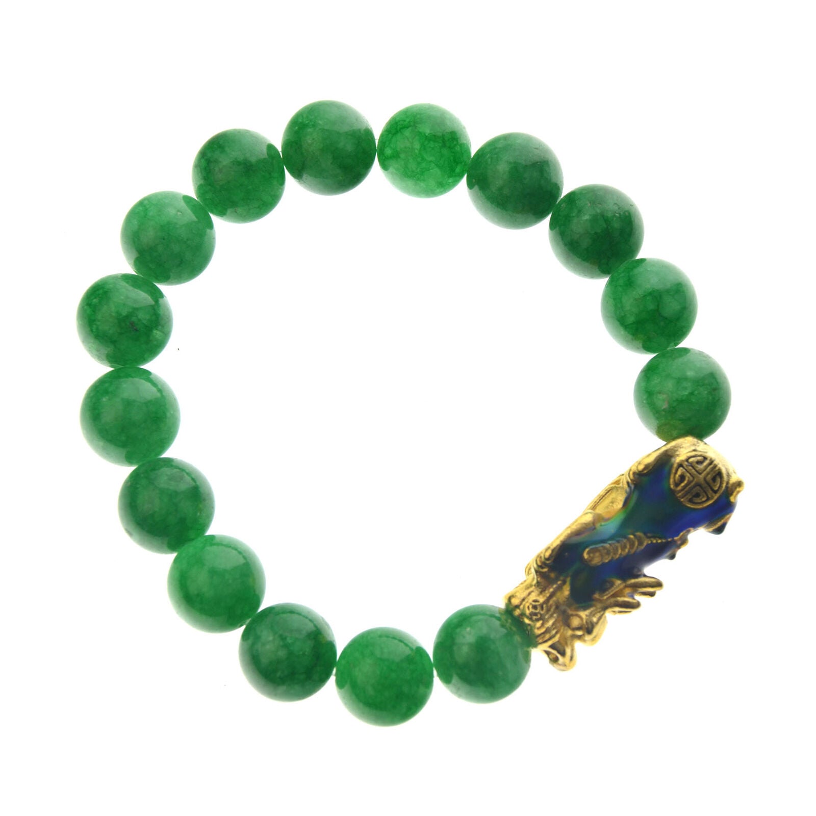 2020 Feng Shui Black Obsidian Alloy Wealth Golden Pixiu Bracelet Lucky Jewelry