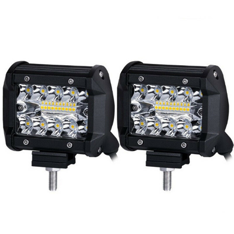 4" Inch 60W 20LED Work Light Flood Spot Combo Offroad Driving Fog Lamp Boat S XC