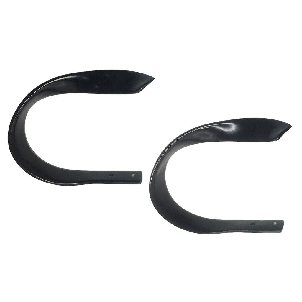 4 Pieces Chic Design Decorative Black Metal Curtain Holdbacks Hooks, Drapery