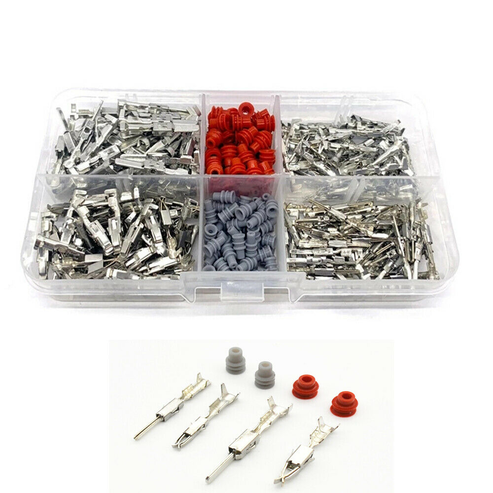 400x Car Electrical Female & Male Wire Terminal 1.5/3.5 Series + Waterproof Plug