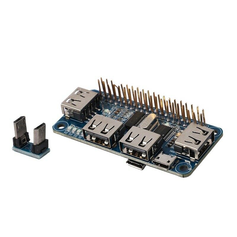 4 Ports USB HUB HAT For Raspberry Pi 3 / 2 / Zero W Extension Board USB To UARQ2