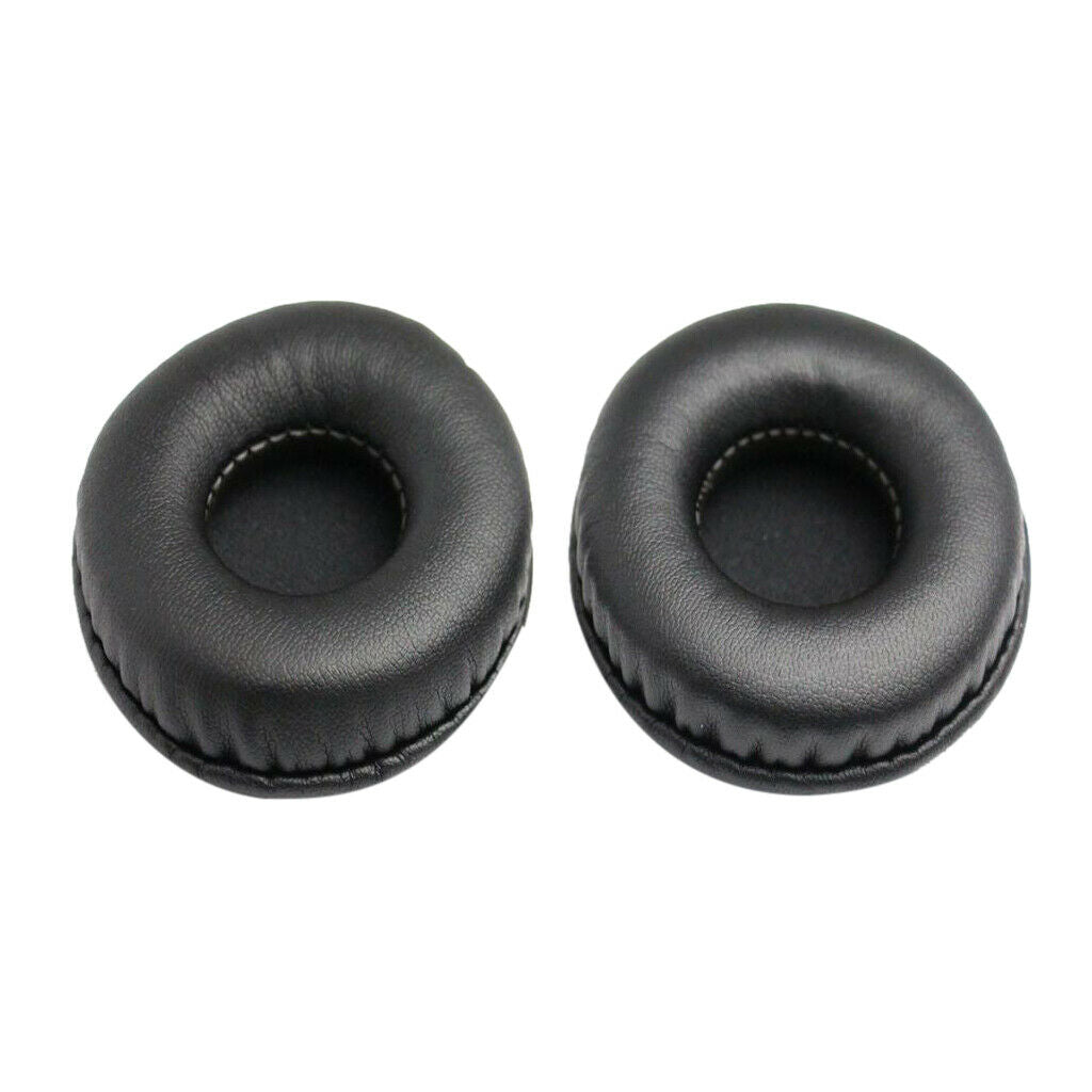 Premium 85mm Headphones Earpads Artificial leather Foam Ear Cushions Black